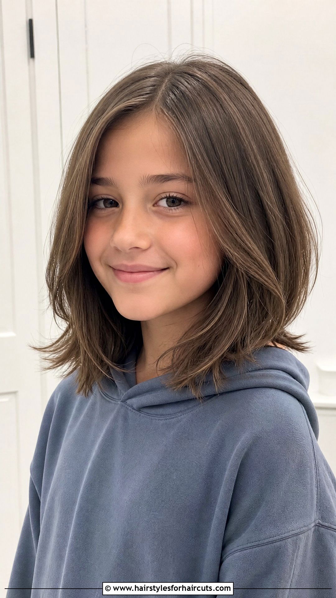 Textured Lob Haircut - 25 9 year old girl haircuts - 25 9 year old girl haircuts