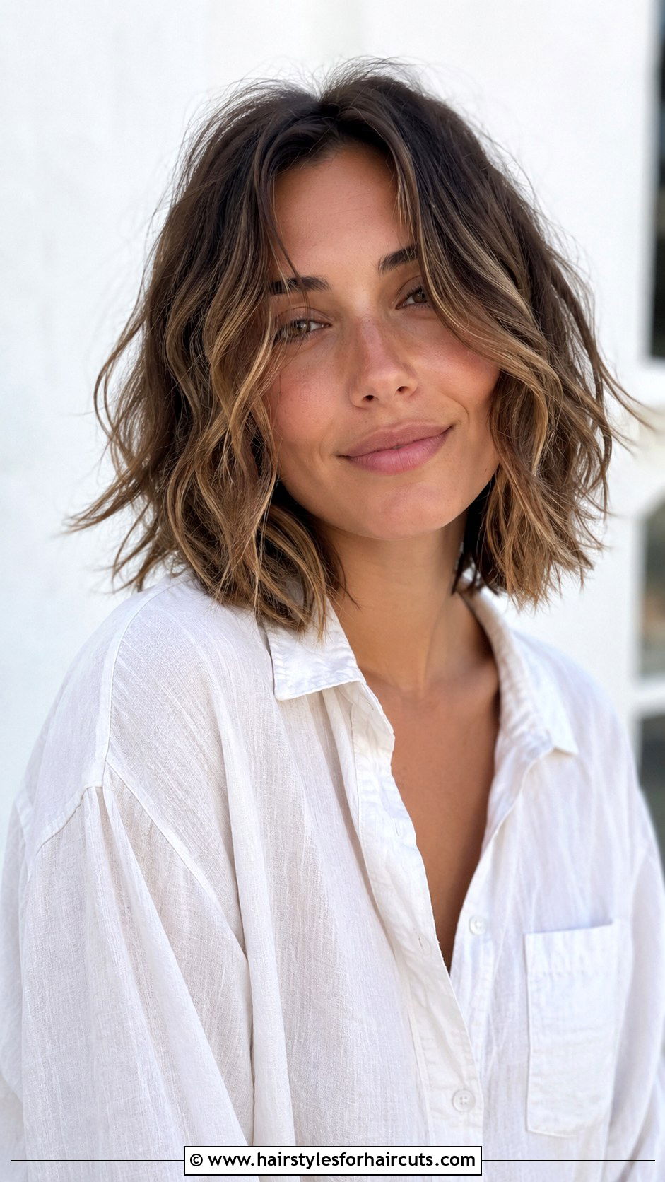 Textured Lob Haircut - 25 haircuts for girls - 25 haircuts for girls