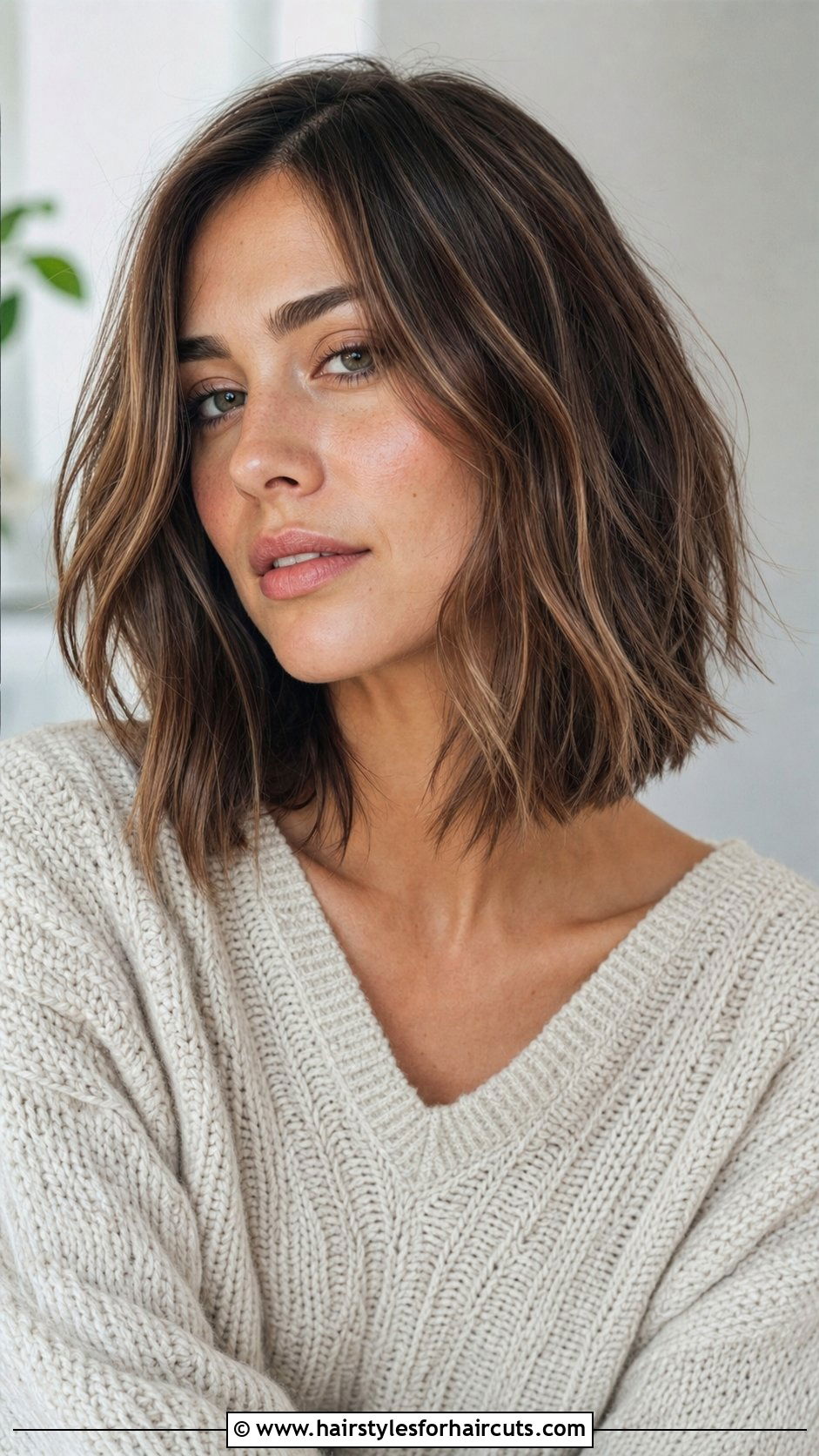 Textured Lob Haircut - 25 haircuts for medium long hair - 25 haircuts for medium long hair