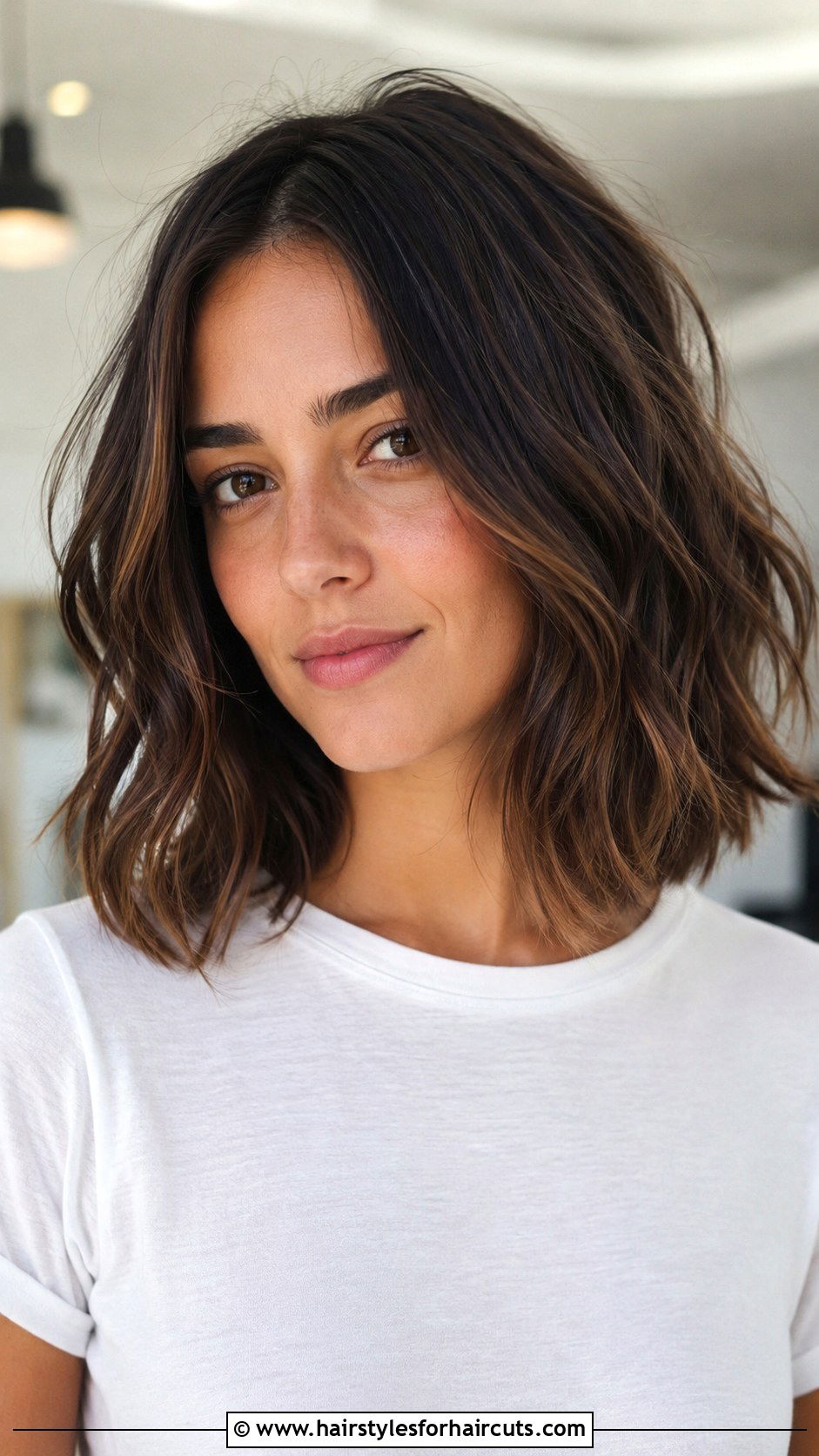 Textured Lob Haircut - 25 haircuts for school - 25 haircuts for school