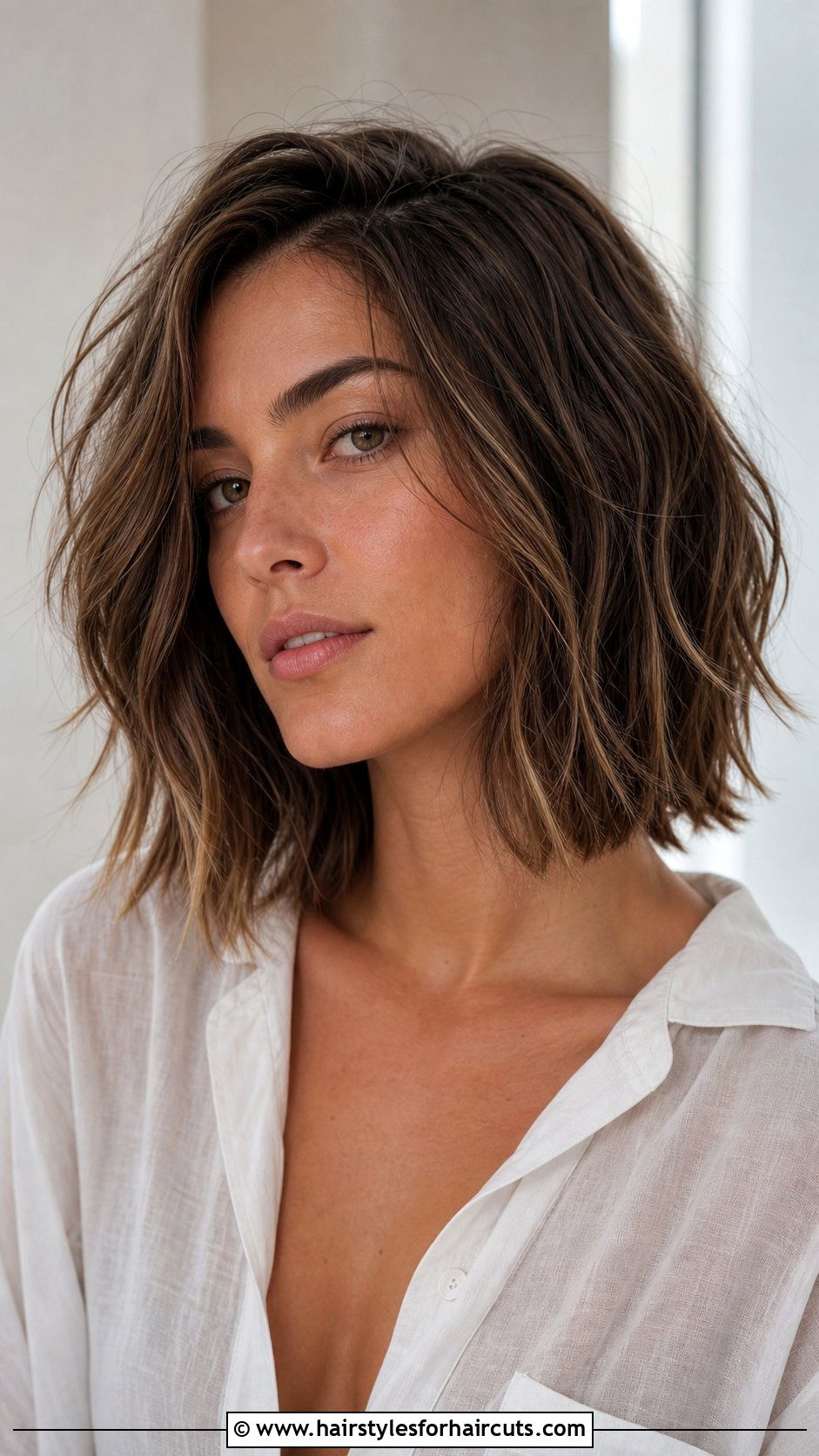Textured Lob Haircut - 25 haircuts for women in their 50s - 25 haircuts for women in their 50s