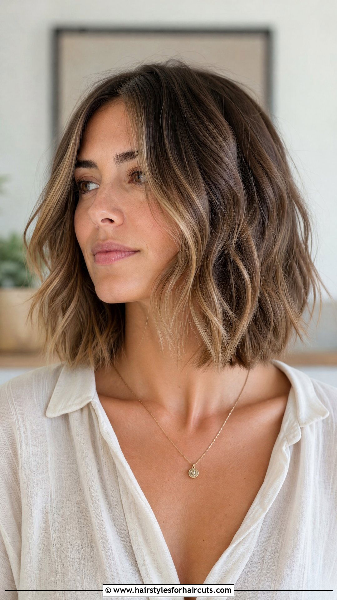 Textured Lob Haircut - 25 haircuts for women 50 - 25 haircuts for women 50