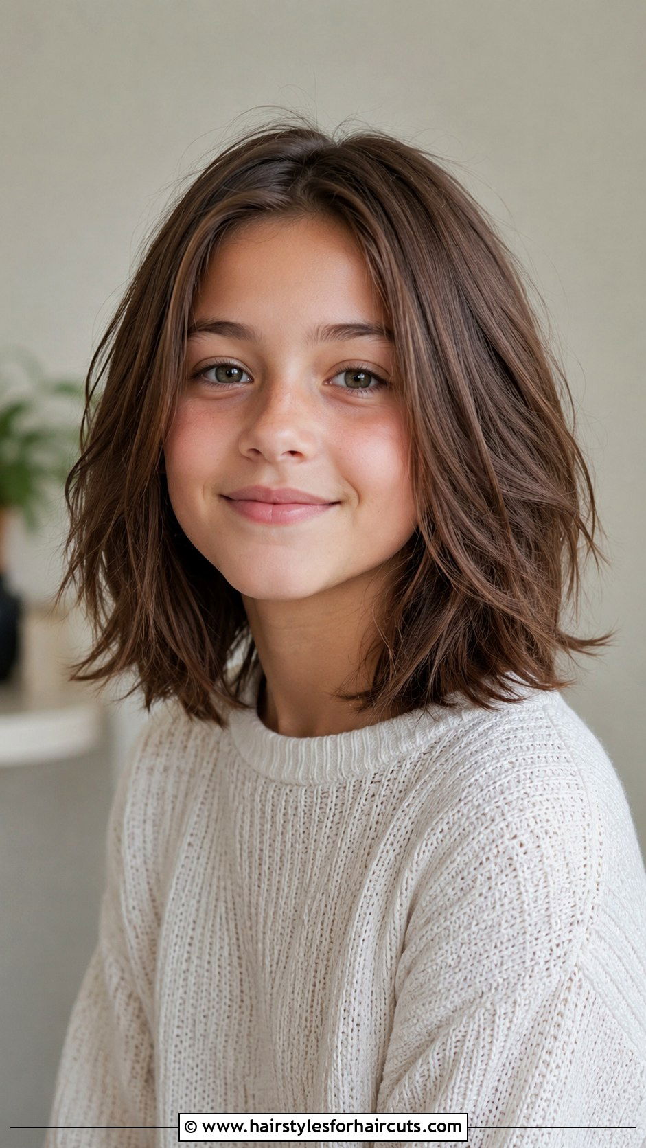 Textured Lob Haircut For 10 Year Old - 25 haircuts for 10 year olds girl - 25 haircuts for 10 year olds girl