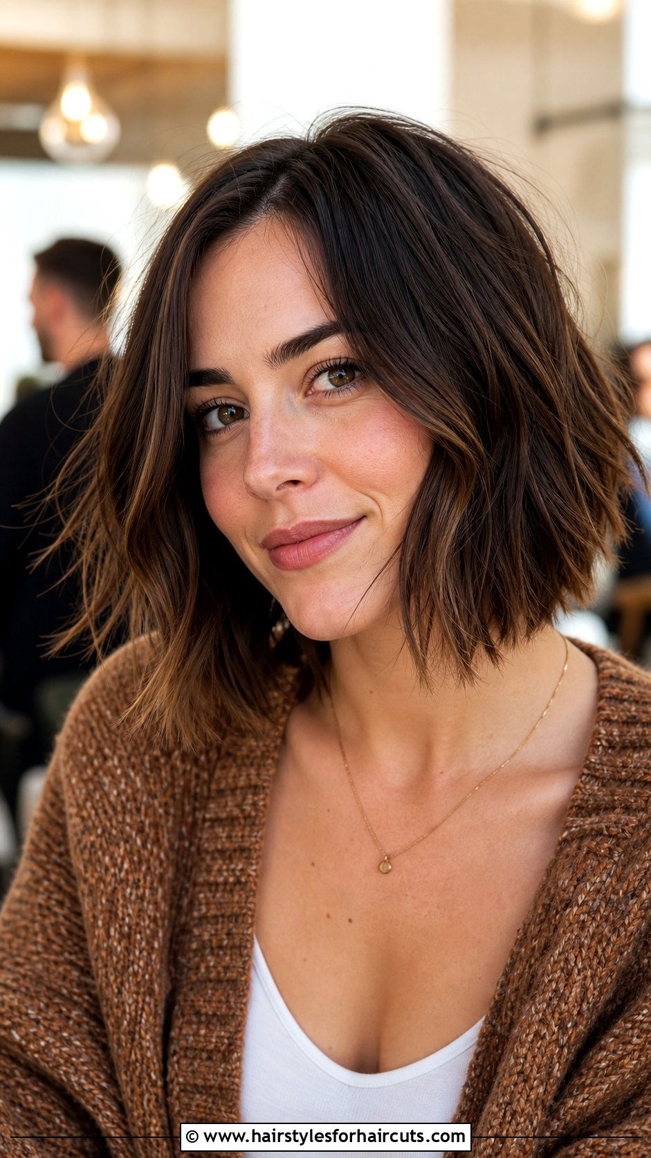 Textured Lob Haircut For Dry Frizzy Hair - 25 haircuts for dry frizzy hair - 25 haircuts for dry frizzy hair