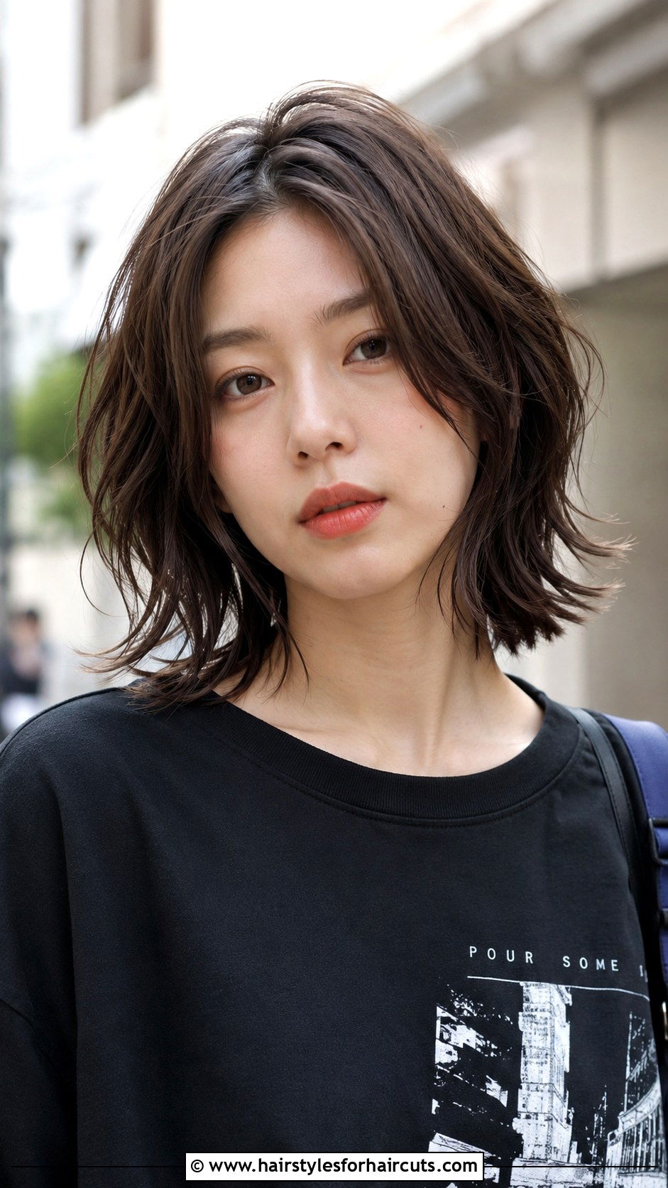 Textured Lob Hairstyle - 25 cute hairstyles for shoulder length hair - 25 cute hairstyles for shoulder length hair