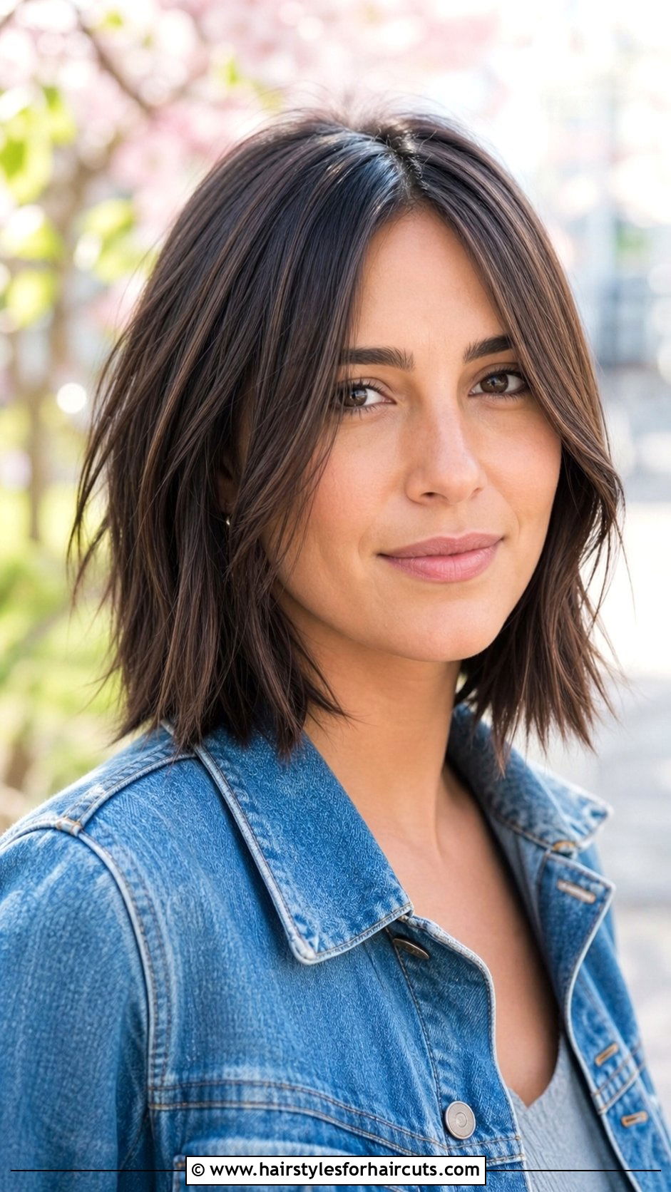 Textured Lob With Straight Hair - 25 hairstyles with straight hair - 25 hairstyles with straight hair