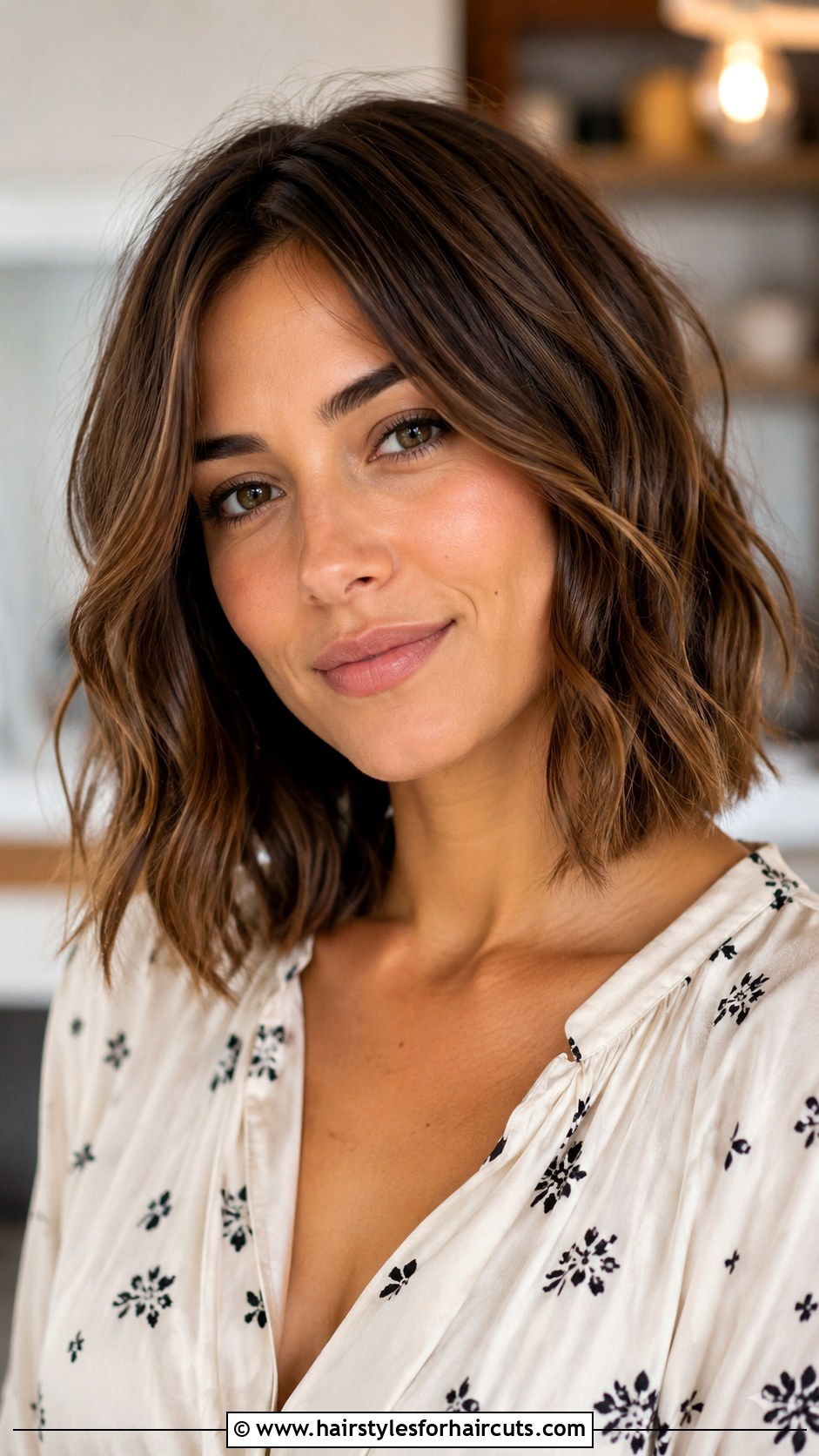 Textured Lob With Waves - 25 country concert hairstyles - 25 country concert hairstyles