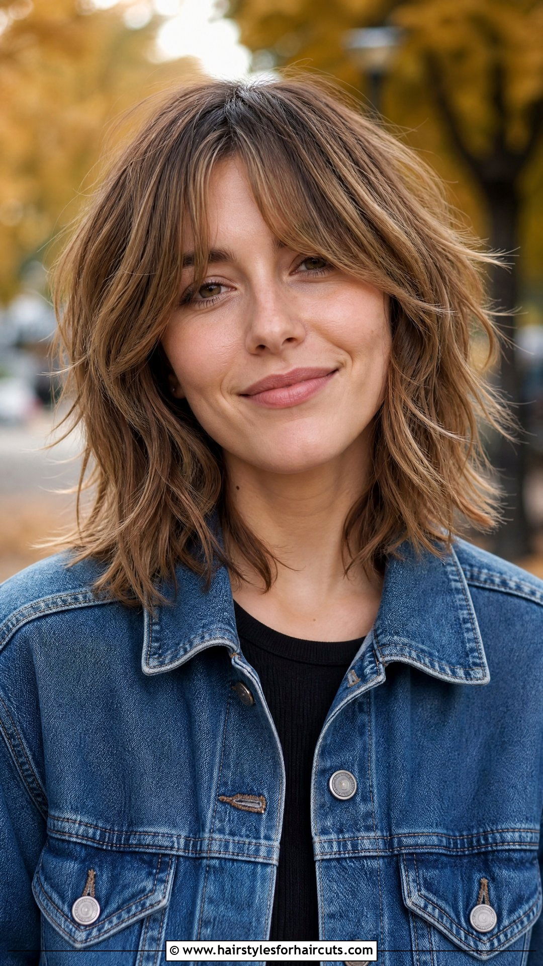 Textured Medium Shag Haircut - 25 medium womens haircuts - 25 medium womens haircuts