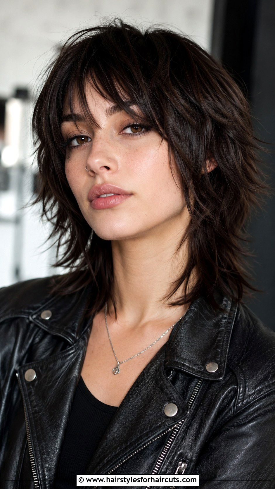 Textured Medium Wolf Cut - 25 medium haircuts for women - 25 medium haircuts for women