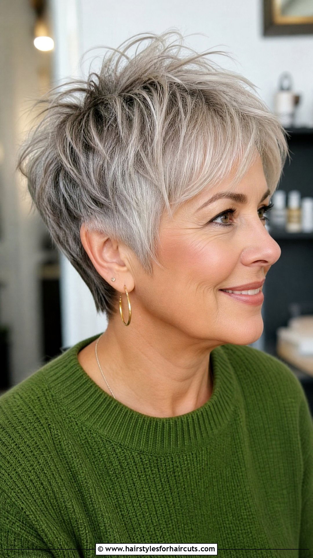 Textured Pixie - 25 short hairstyles for over 50 - 25 short hairstyles for over 50