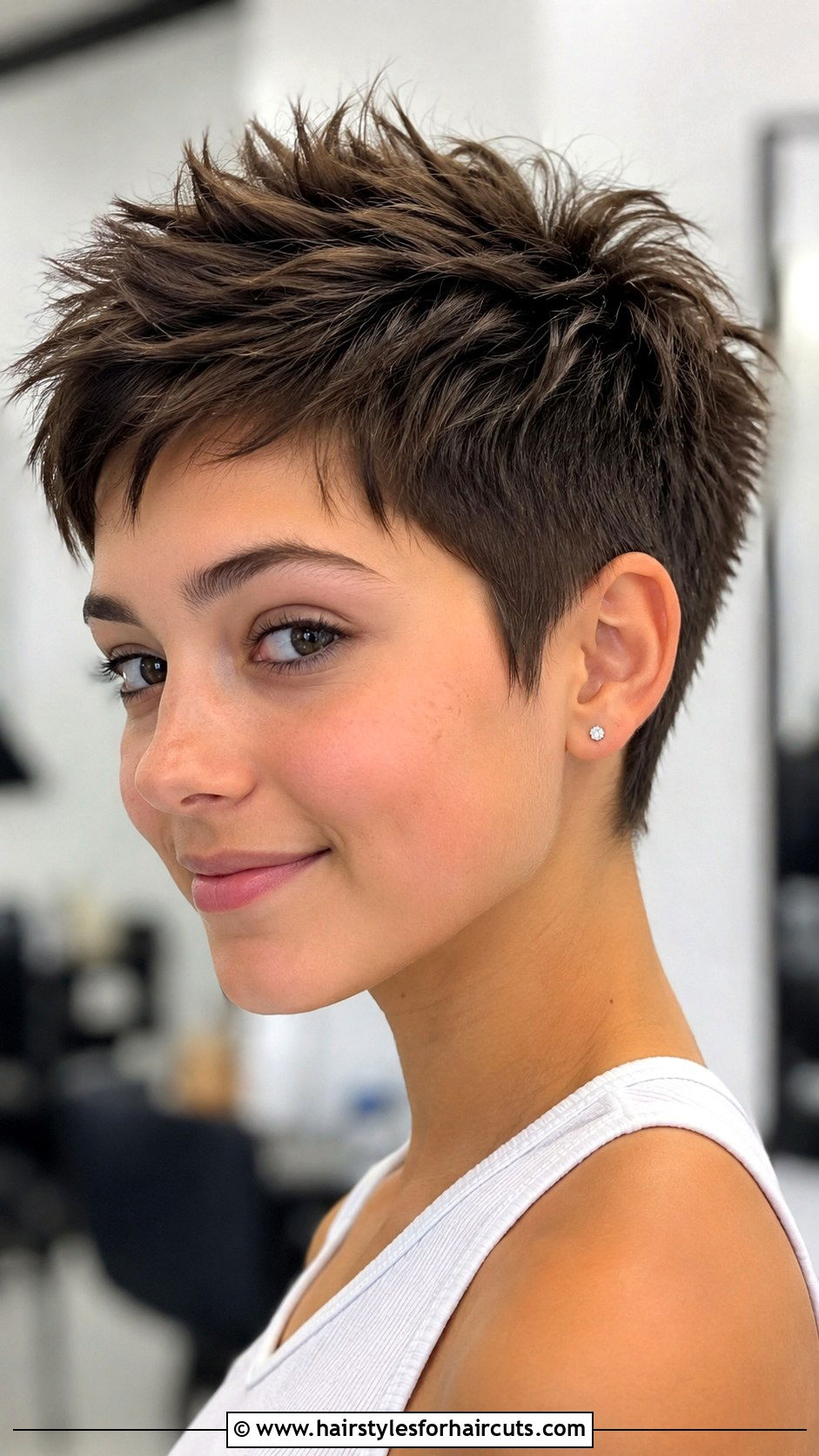 Textured Pixie Cut - 25 hairstyles for middle school - 25 hairstyles for middle school