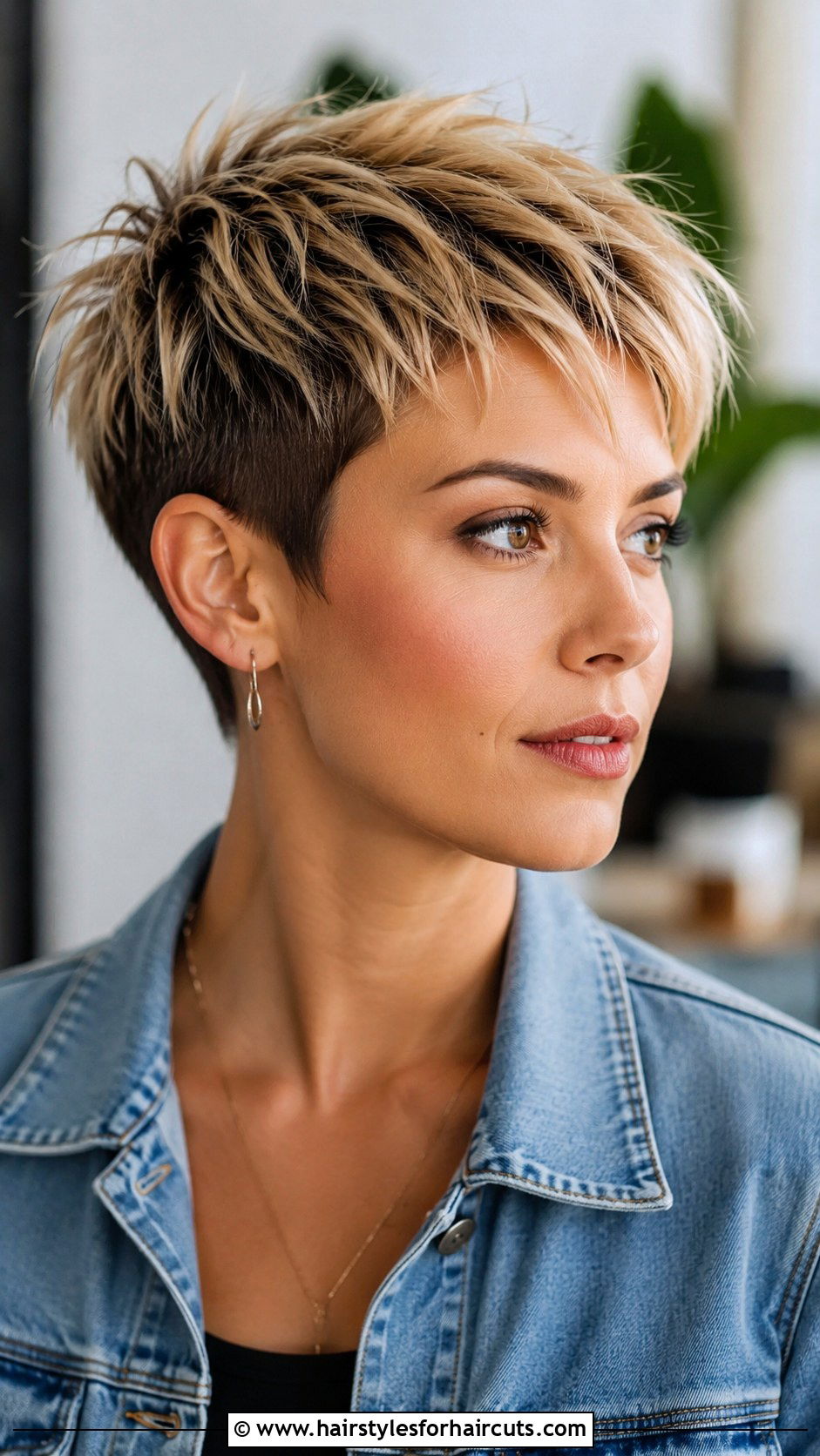 Textured Pixie Cut - 25 hairstyles for women with fine straight hair - 25 hairstyles for women with fine straight hair