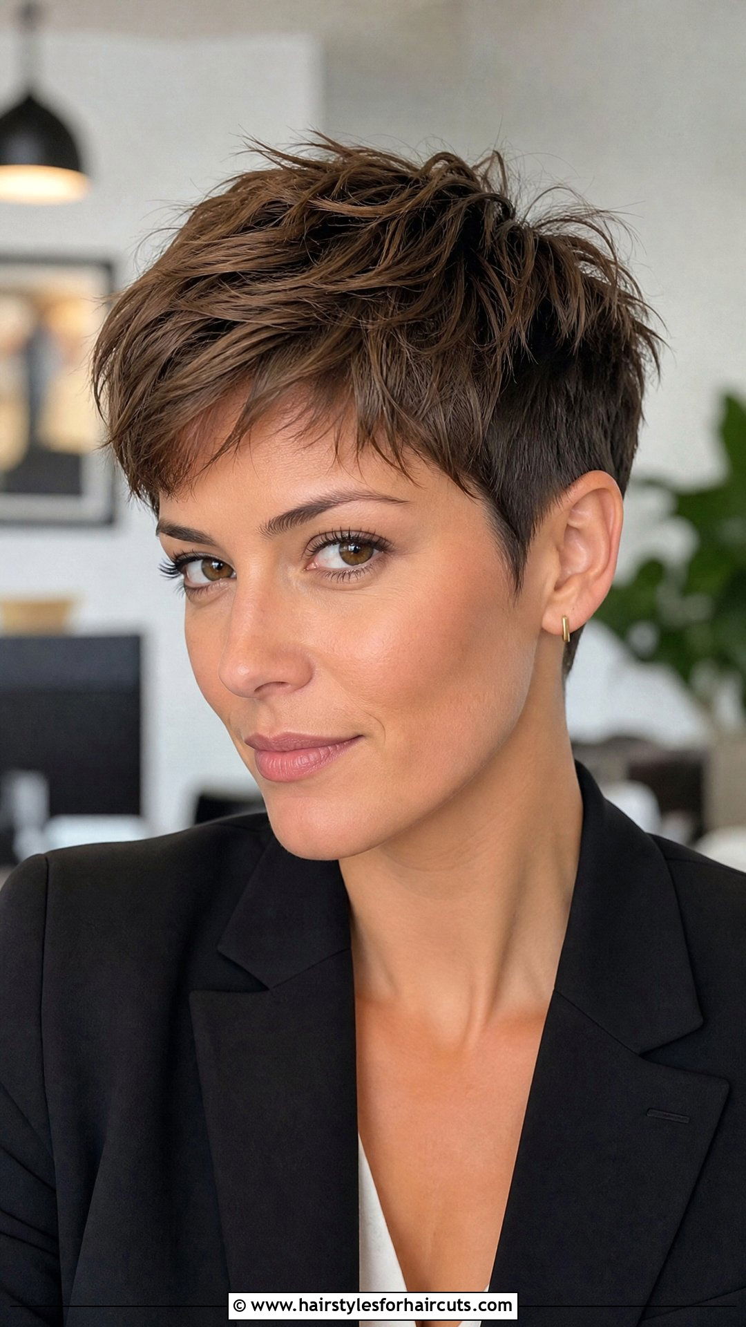 Textured Pixie Cut - 25 good haircuts for thinning hair women - 25 good haircuts for thinning hair women