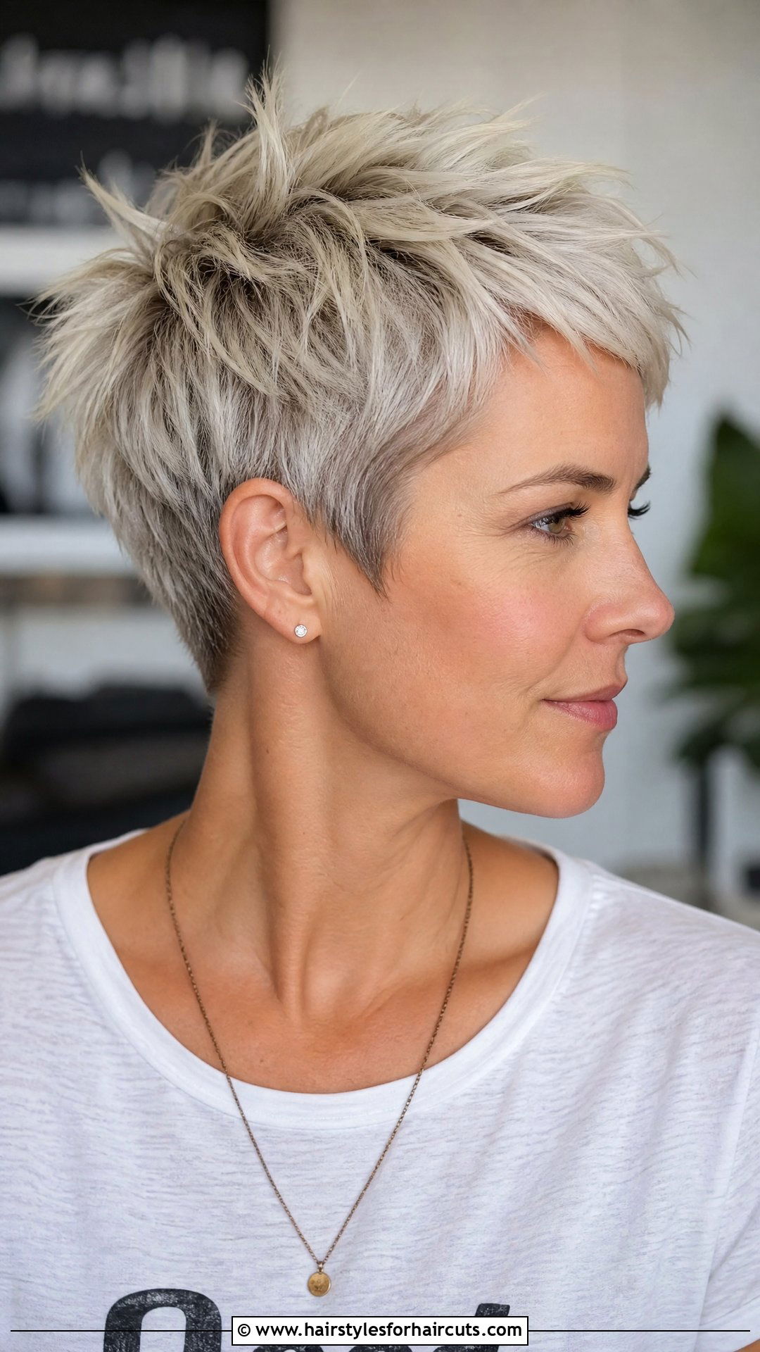 Textured Pixie Cut - 25 haircuts for over 60 women - 25 haircuts for over 60 women
