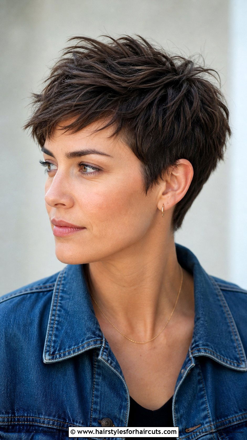 Textured Pixie Cut - 25 haircuts for thinning hair women - 25 haircuts for thinning hair women