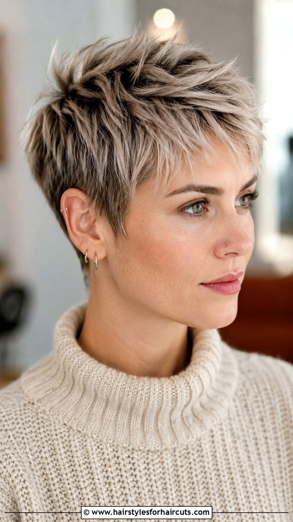 Textured Pixie Cut For Short Hair - 25 party hairstyles for short hair - 25 party hairstyles for short hair