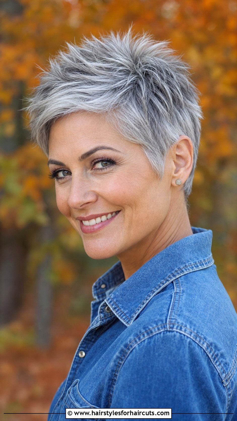 Textured Pixie For Gray Hair - 25 hairstyles for gray hair - 25 hairstyles for gray hair