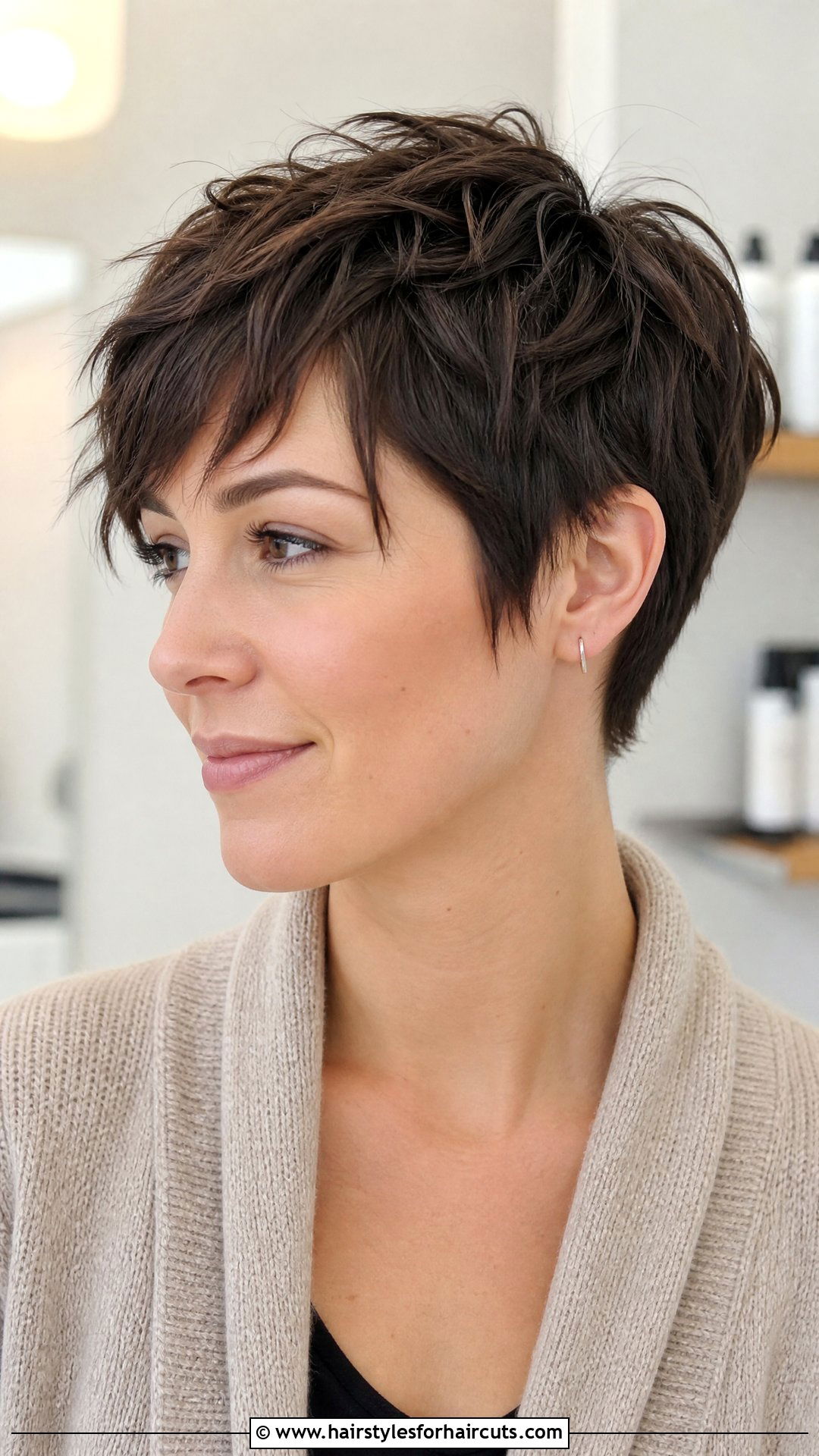 Textured Pixie Haircut - 25 free haircuts for donating hair - 25 free haircuts for donating hair