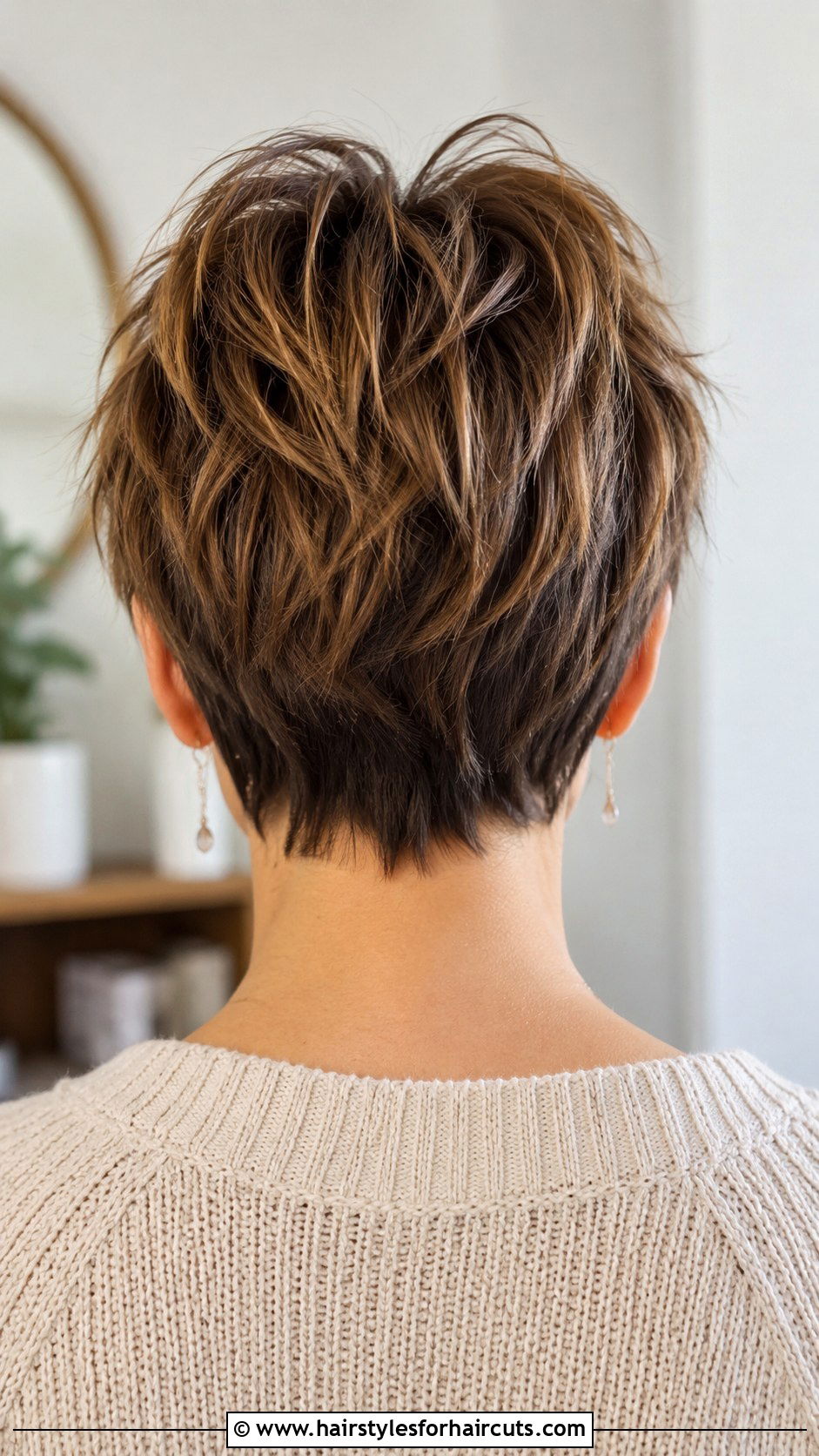 Textured Pixie Haircut Back - 25 pixie haircuts back view - 25 pixie haircuts back view