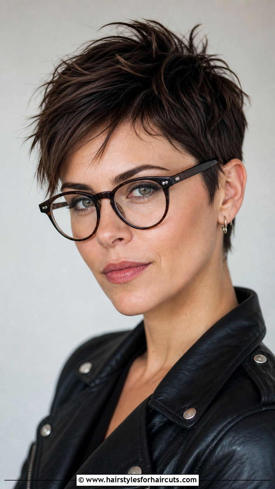Textured Pixie With Glasses - 25 hairstyles for women with glasses - 25 hairstyles for women with glasses