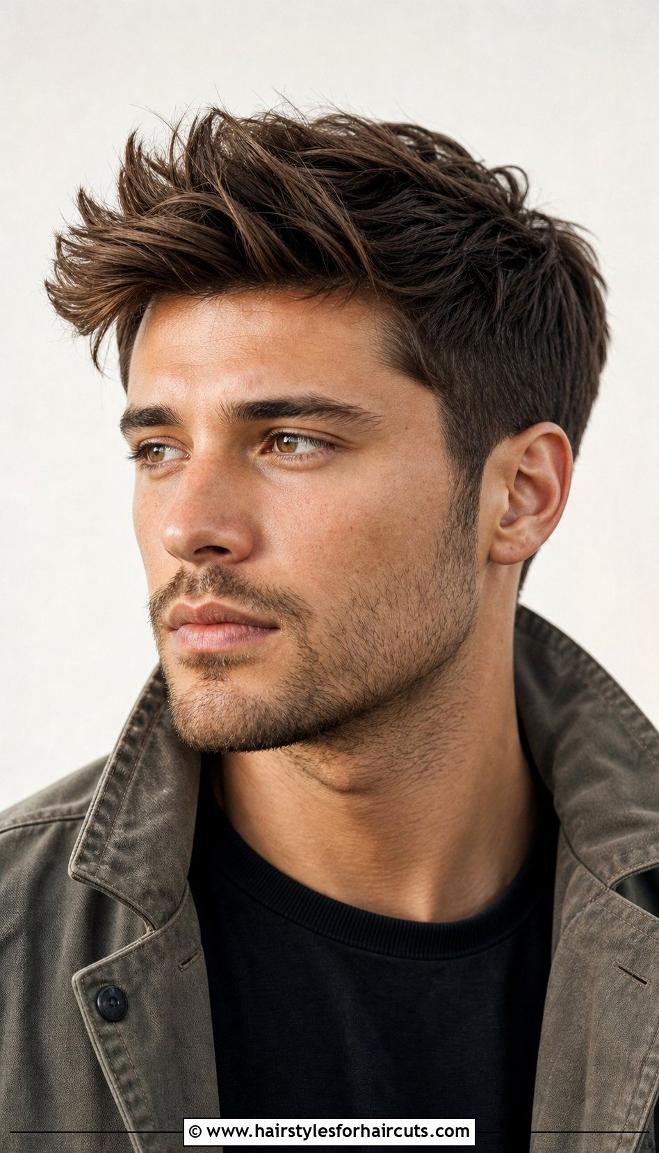 Textured Quiff Haircut - 25 haircuts for thin hair on top - 25 haircuts for thin hair on top