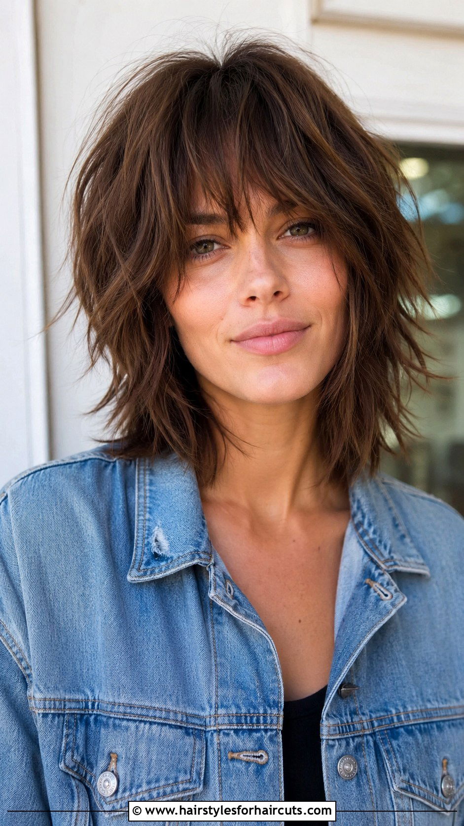Textured Shag Haircut - 25 medium long haircuts for thin hair - 25 medium long haircuts for thin hair