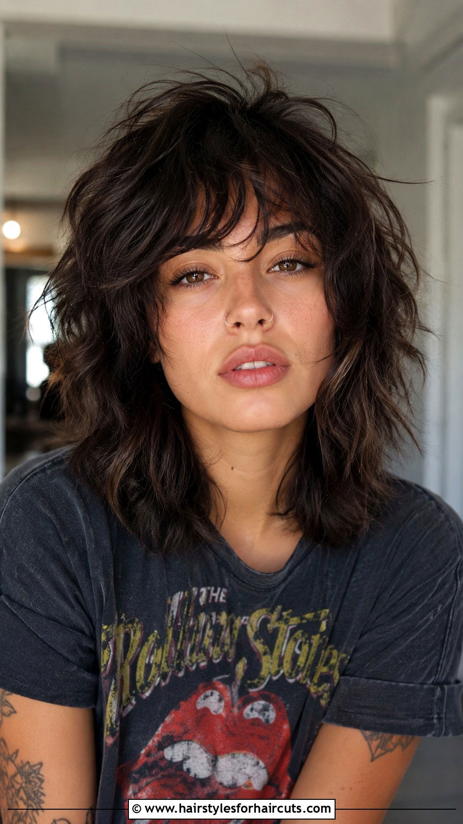 Textured Shag Haircut - 25 new mom haircuts - 25 new mom haircuts