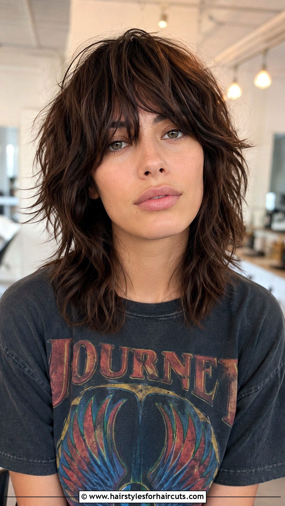 Textured Shag Haircut For Volume - 25 haircuts for bushy hair - 25 haircuts for bushy hair
