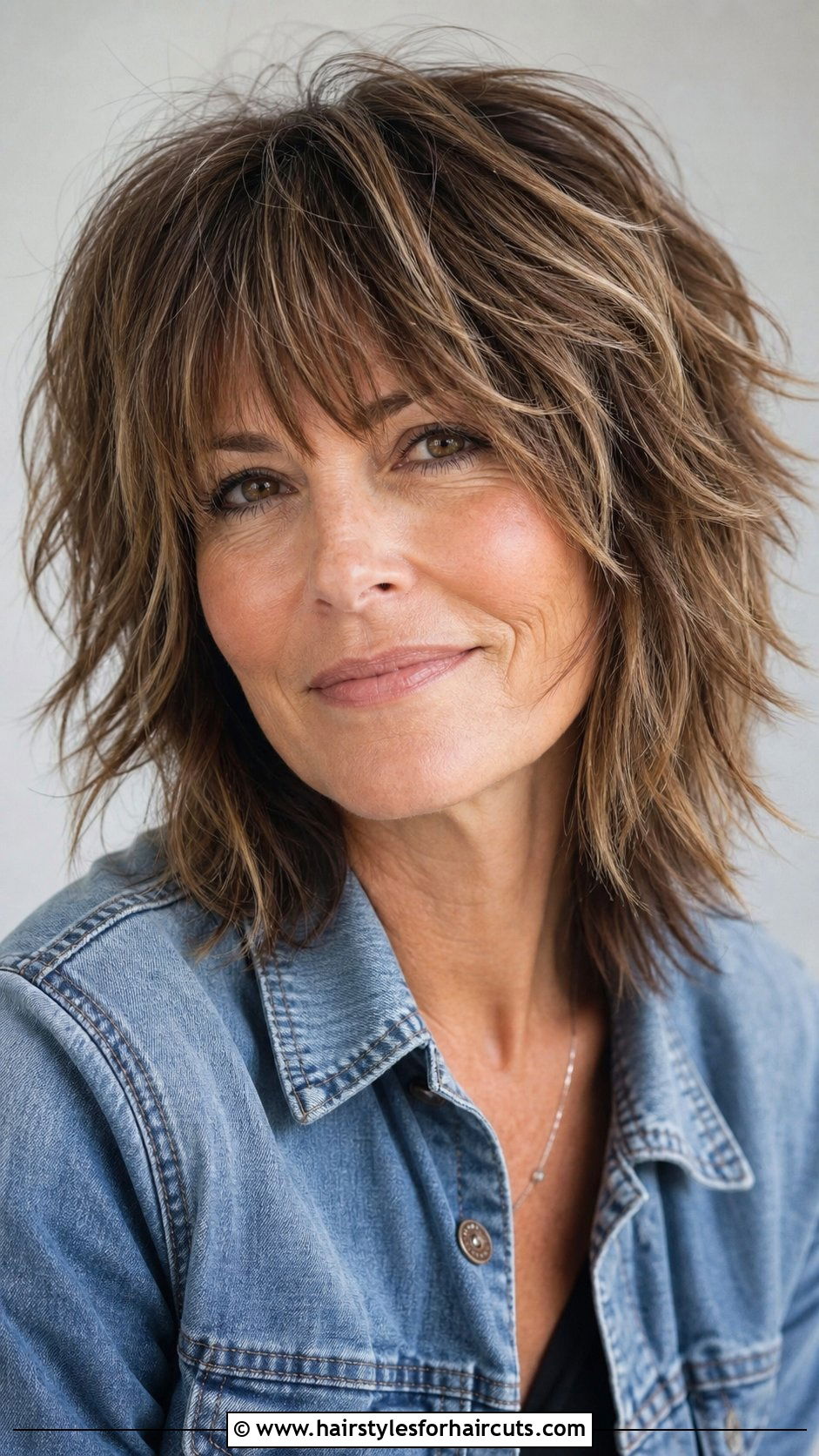Textured Shag Haircut For Women Over 50 - 25 women over 50 haircuts - 25 women over 50 haircuts
