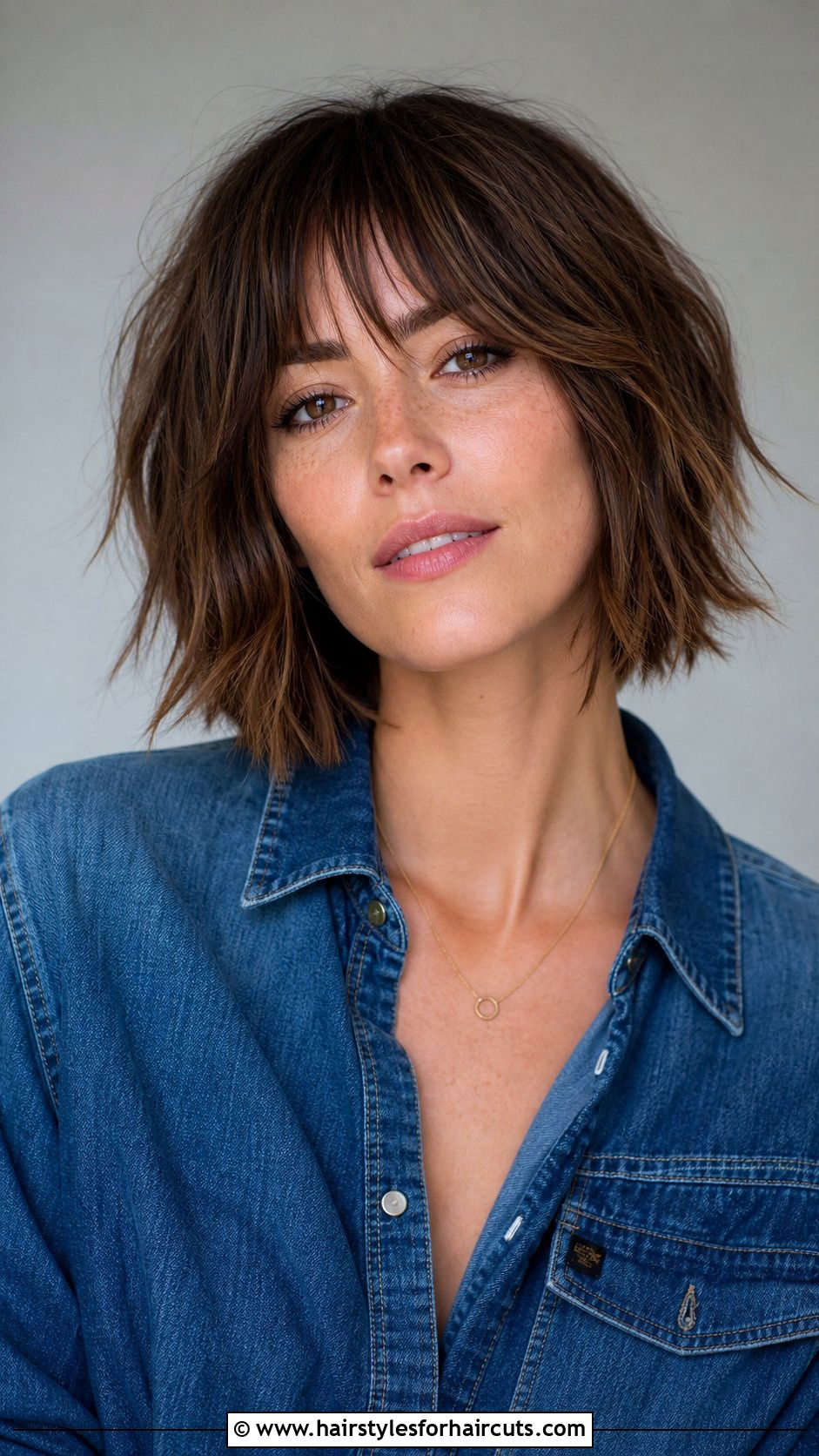 Textured Shaggy Bob Haircut - 25 best haircuts for thick hair women - 25 best haircuts for thick hair women