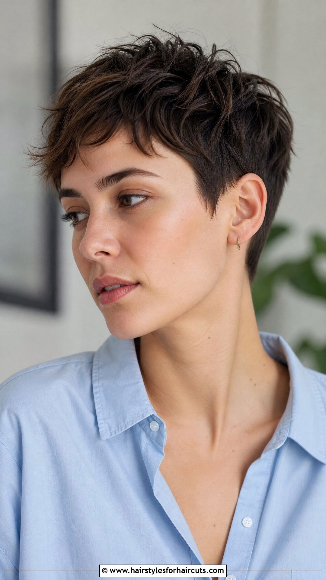 Textured Short Crop - 25 thick hair short layered haircuts - 25 thick hair short layered haircuts
