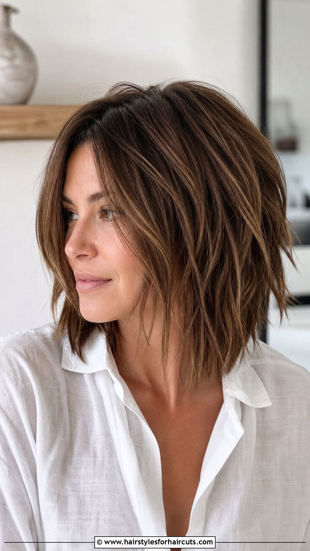 Textured Short Shoulder Length V Shape Haircut - 25 short shoulder length v shape haircuts - 25 short shoulder length v shape haircuts