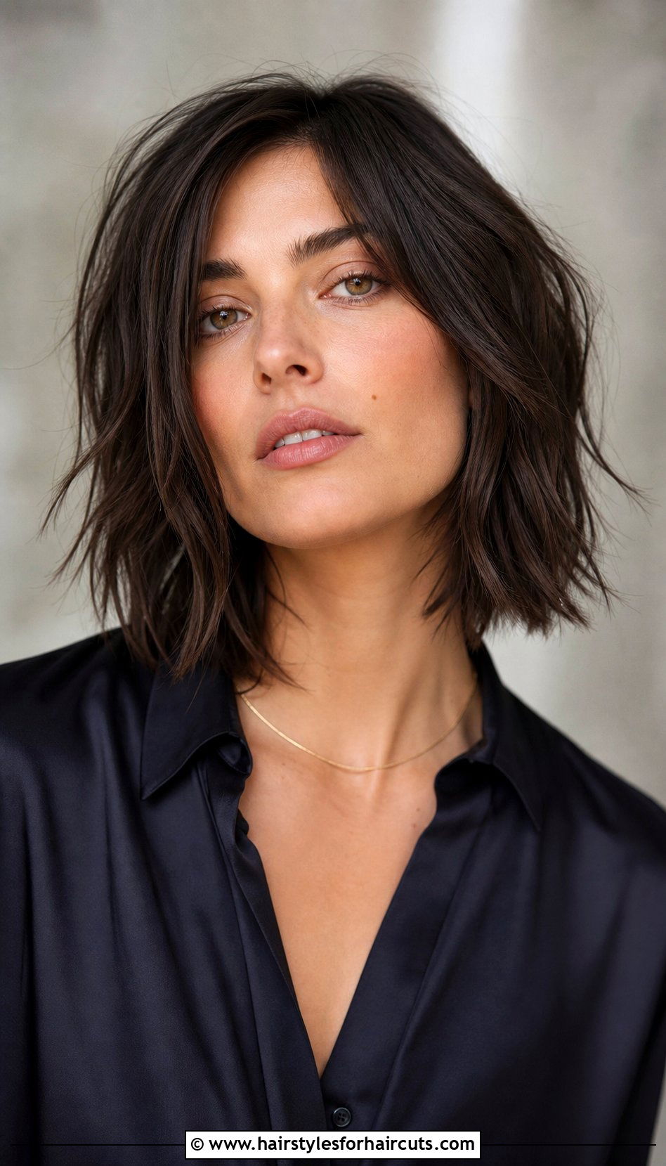 Textured Shoulder Length Bob - 25 shoulder length haircuts for women over 50 - 25 shoulder length haircuts for women over 50