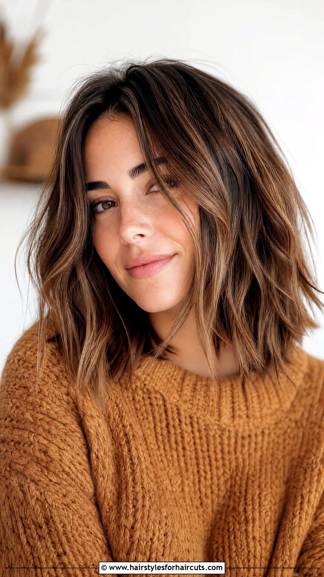 Textured Shoulder Length Cut - 25 shoulder length haircuts for straight fine hair - 25 shoulder length haircuts for straight fine hair