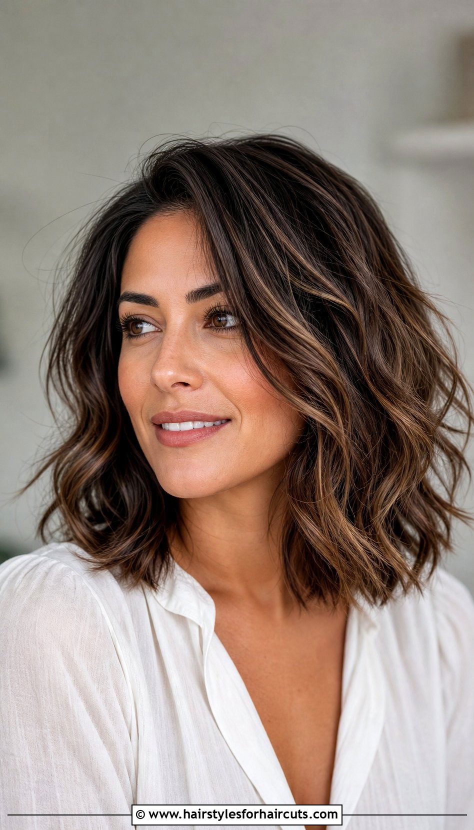 Textured Shoulder Length Cut - 25 corporate hairstyles - 25 corporate hairstyles
