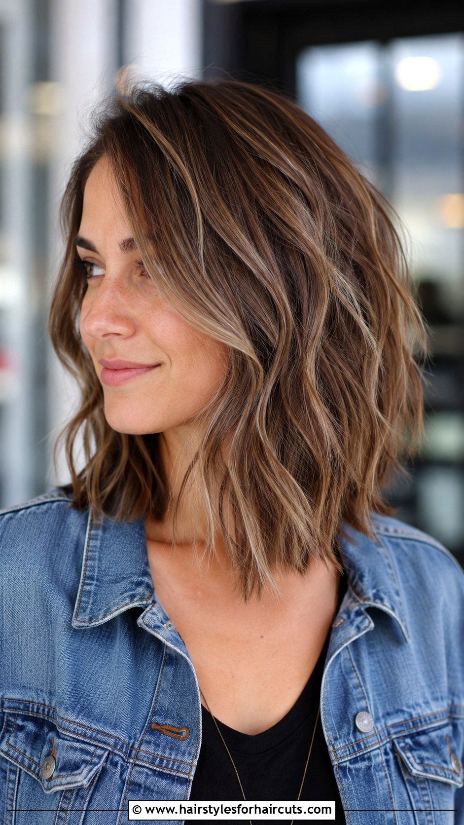 Textured Side Wave Lob - 25 side wave hairstyles - 25 side wave hairstyles