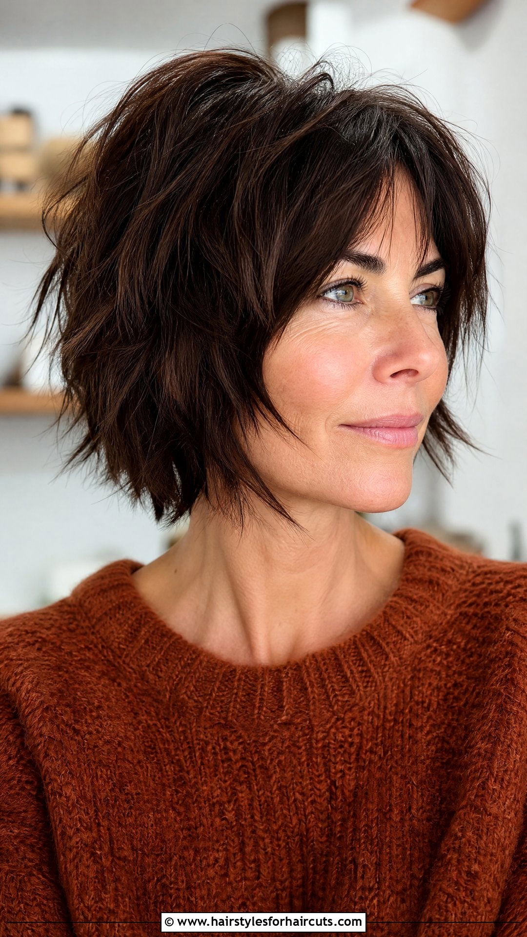 Textured Spiky Bob With Choppy Layers - 25 fine hair messy short spiky hairstyles - 25 fine hair messy short spiky hairstyles