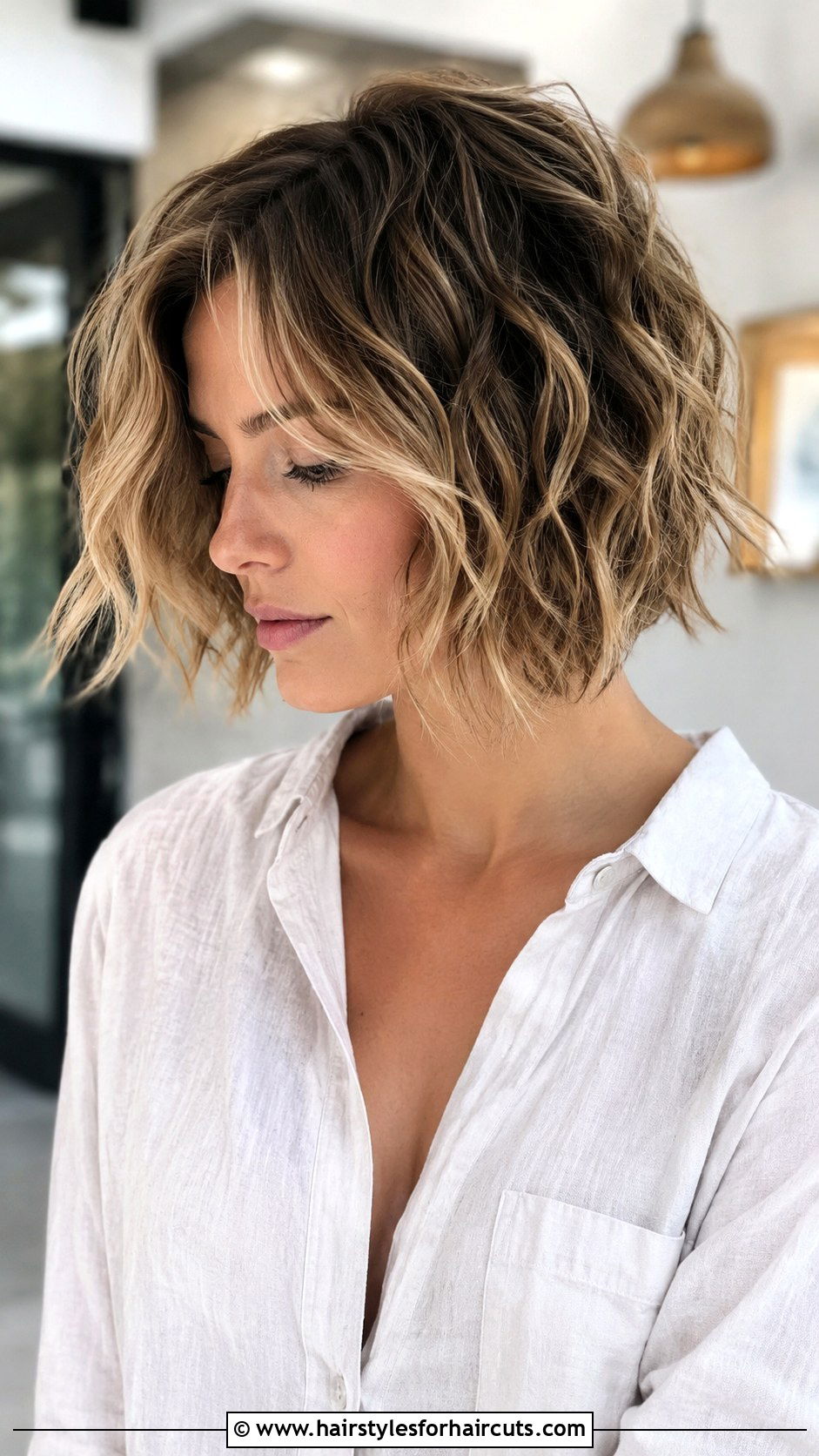 Textured Waves For Short Hair - 25 easy pretty hairstyles for short hair - 25 easy pretty hairstyles for short hair