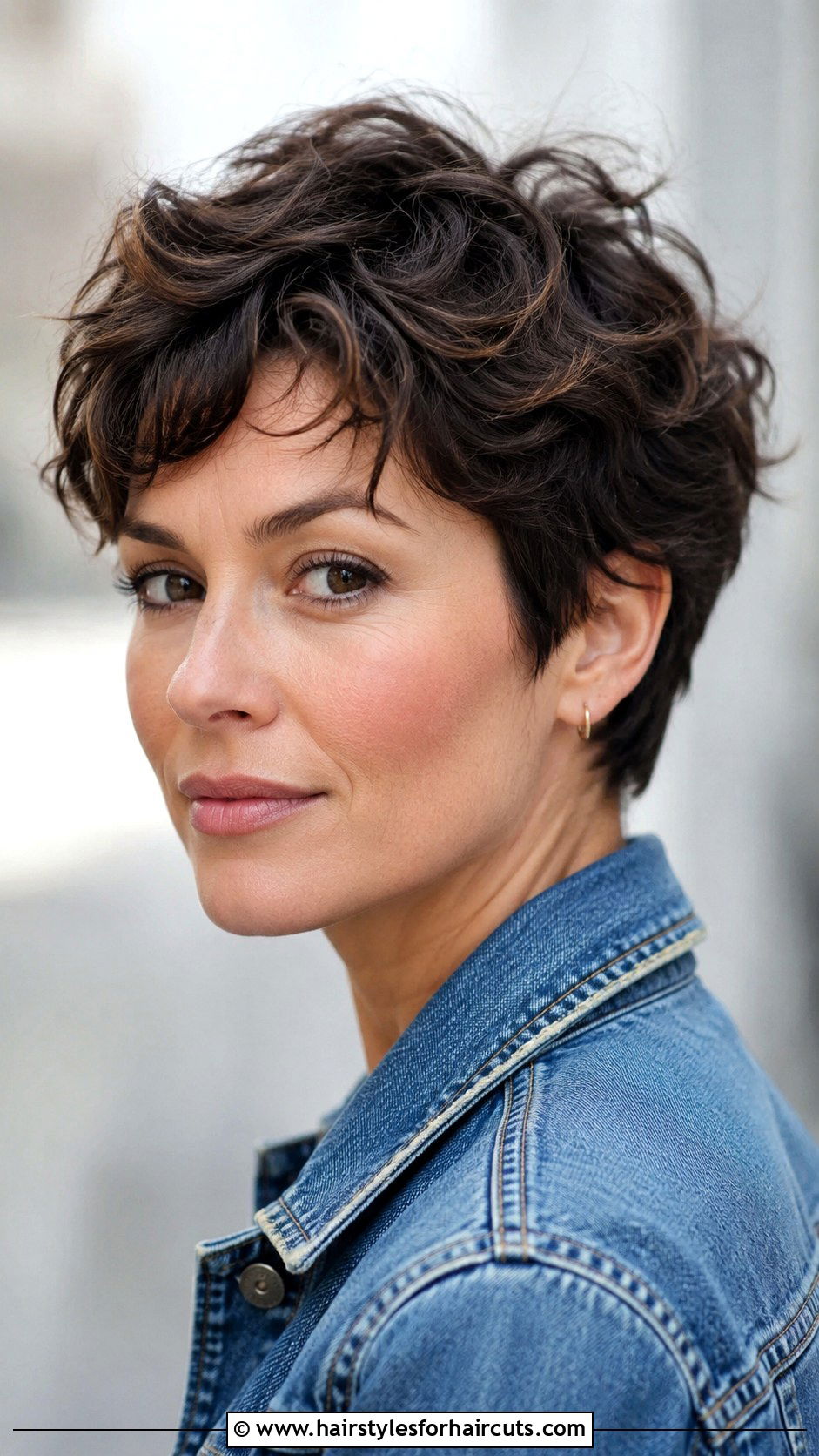 Textured Wavy Pixie - 25 easter hairstyles for short hair - 25 easter hairstyles for short hair