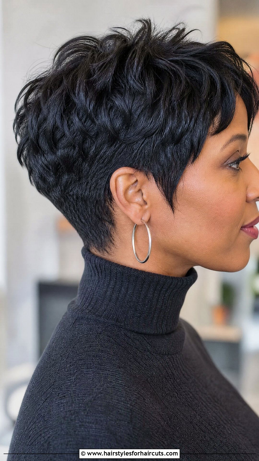 Textured Wedge Cut For Coarse Hair - 25 coarse hair hairstyles - 25 coarse hair hairstyles