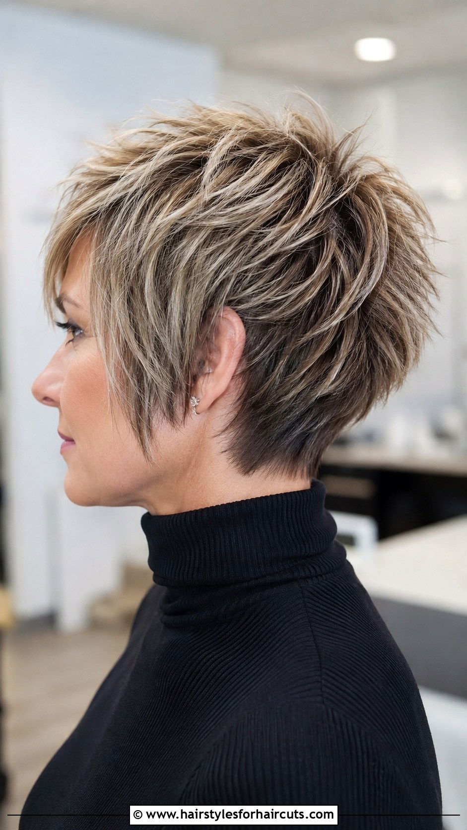 Textured Wedge Haircut - 25 choppy edgy haircuts for medium length hair - 25 choppy edgy haircuts for medium length hair