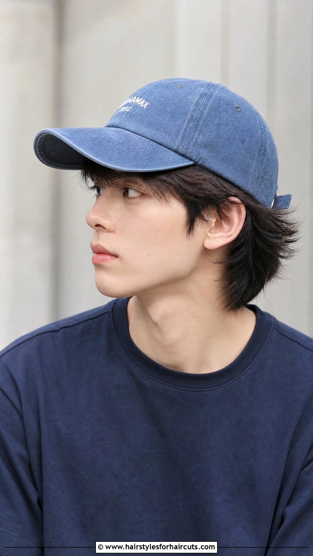 Textured Wings Haircut With Dad Hat - 25 wings haircuts with hat - 25 wings haircuts with hat