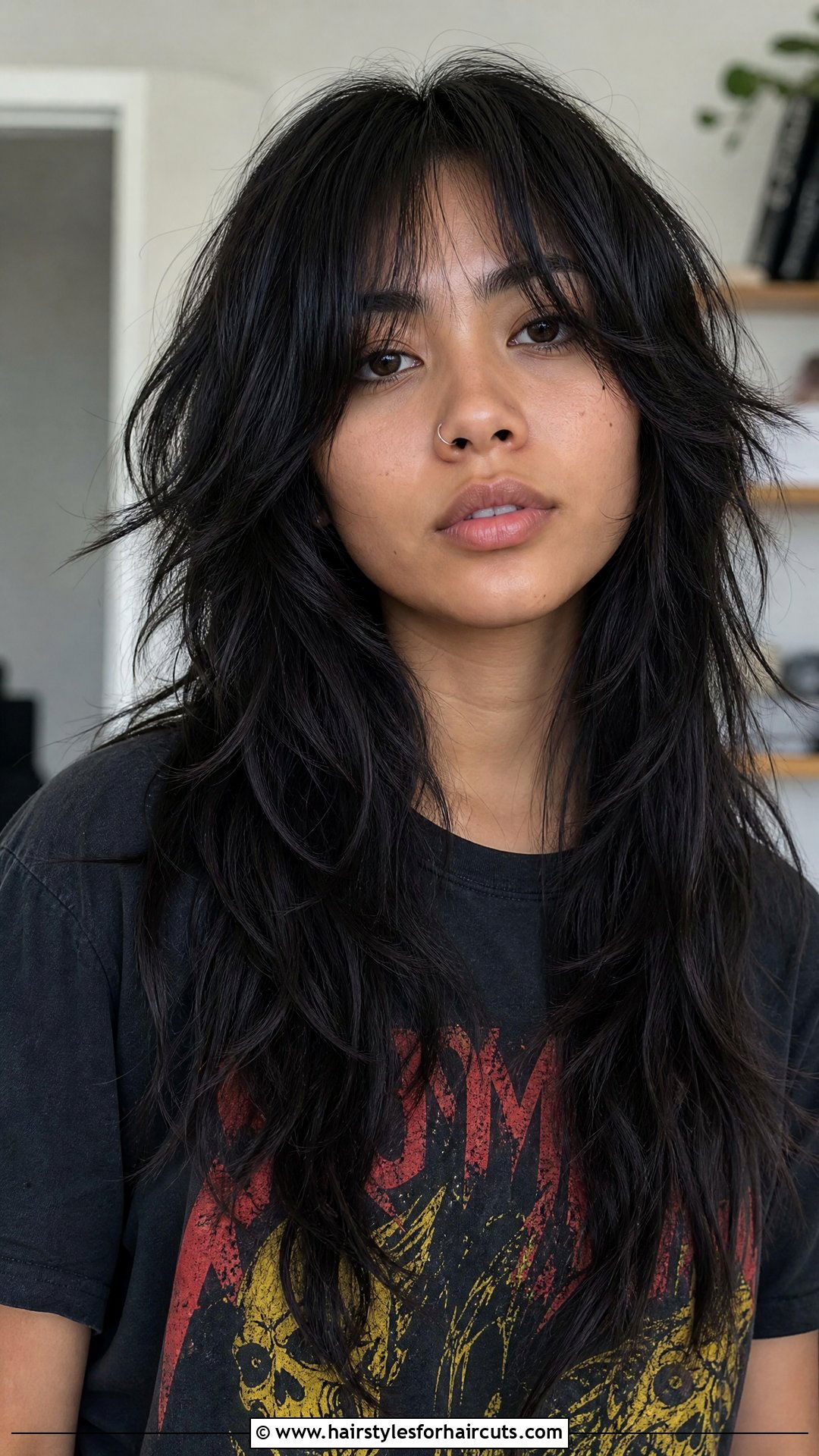 Textured Wolf Cut Long Hair - 25 tangled haircuts - 25 tangled haircuts