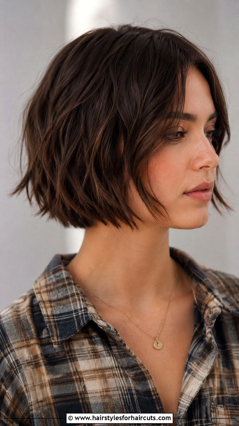 Texturized Blunt Bob - 25 blunt haircuts for thick hair - 25 blunt haircuts for thick hair