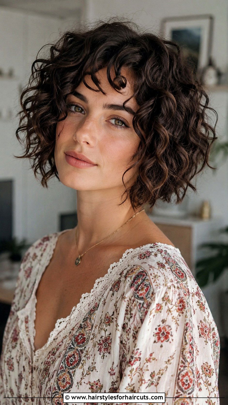 Texturized Curly Bob Haircut - 25 bob haircuts curly - 25 bob haircuts curly