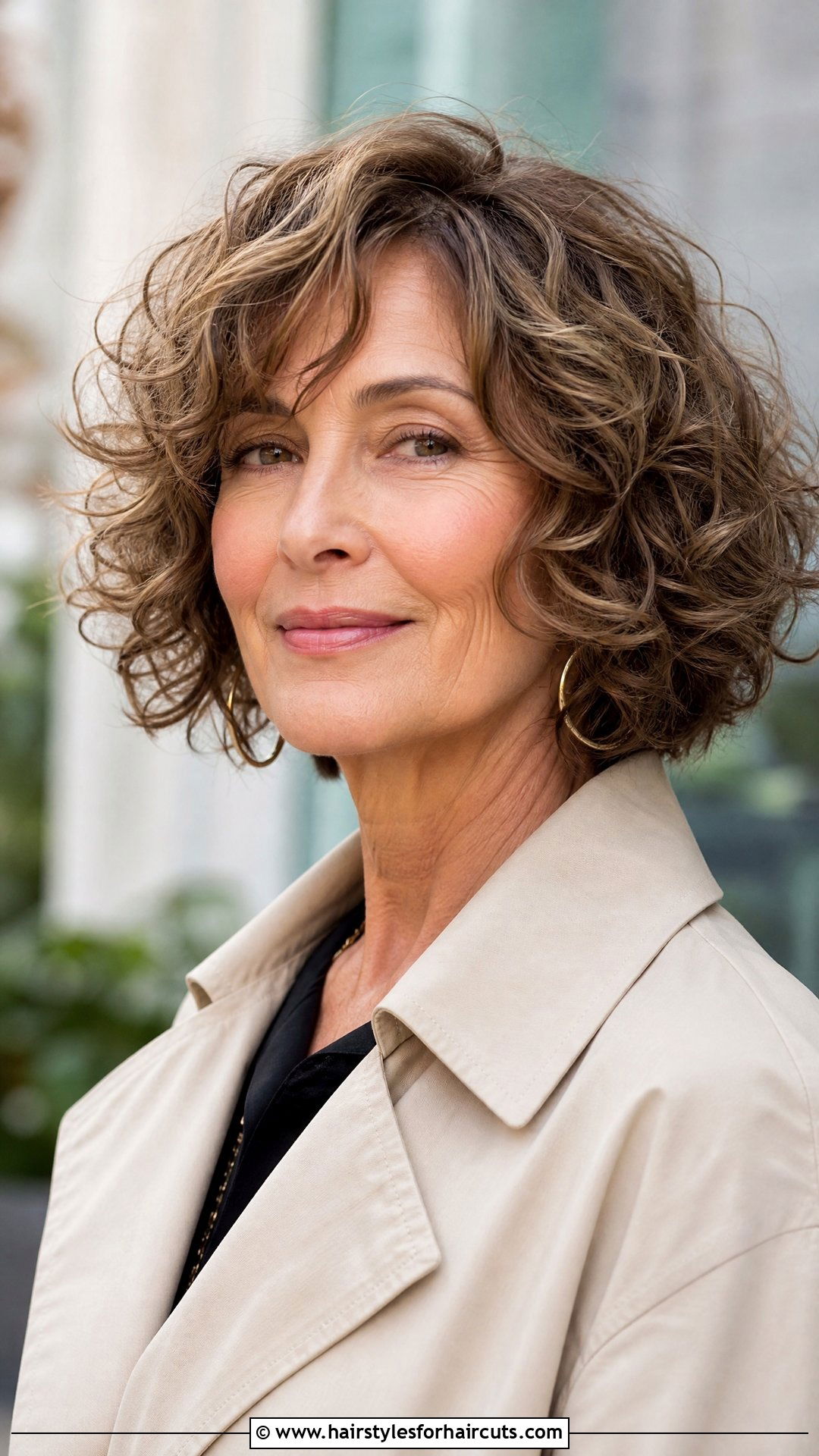 Texturized Curly Bob Over 50 - 25 youthful hairstyles over 50 curly hair - 25 youthful hairstyles over 50 curly hair