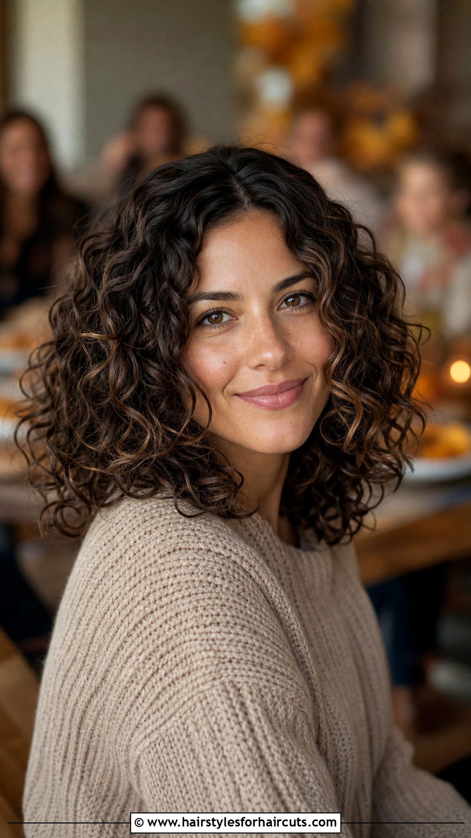 Texturized Curly Cut Middle Part - 25 middle part haircuts curly hair - 25 middle part haircuts curly hair