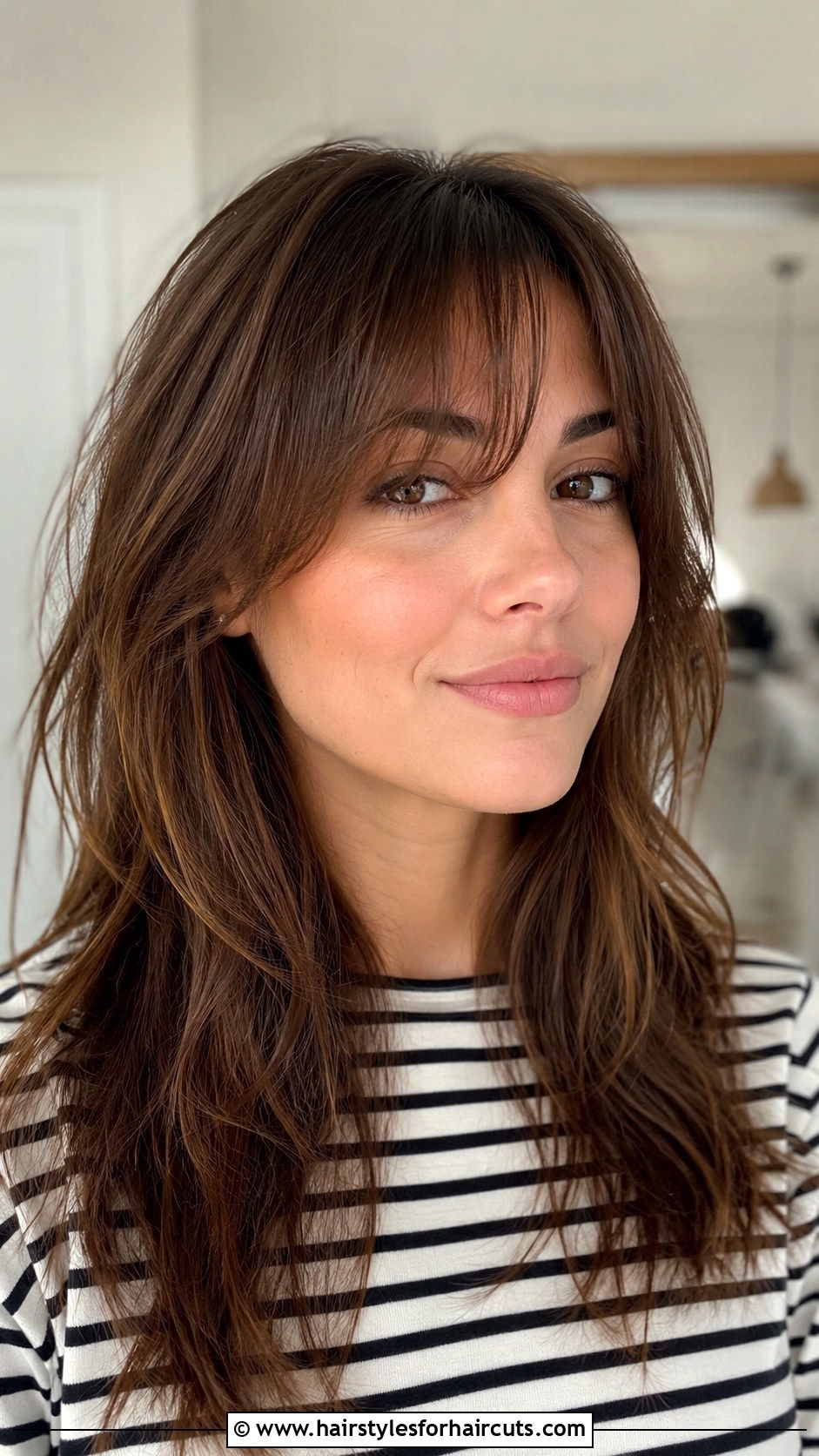 Texturized Long Layered Hair With Bangs - 25 hairstyles for long layered hair with bangs - 25 hairstyles for long layered hair with bangs