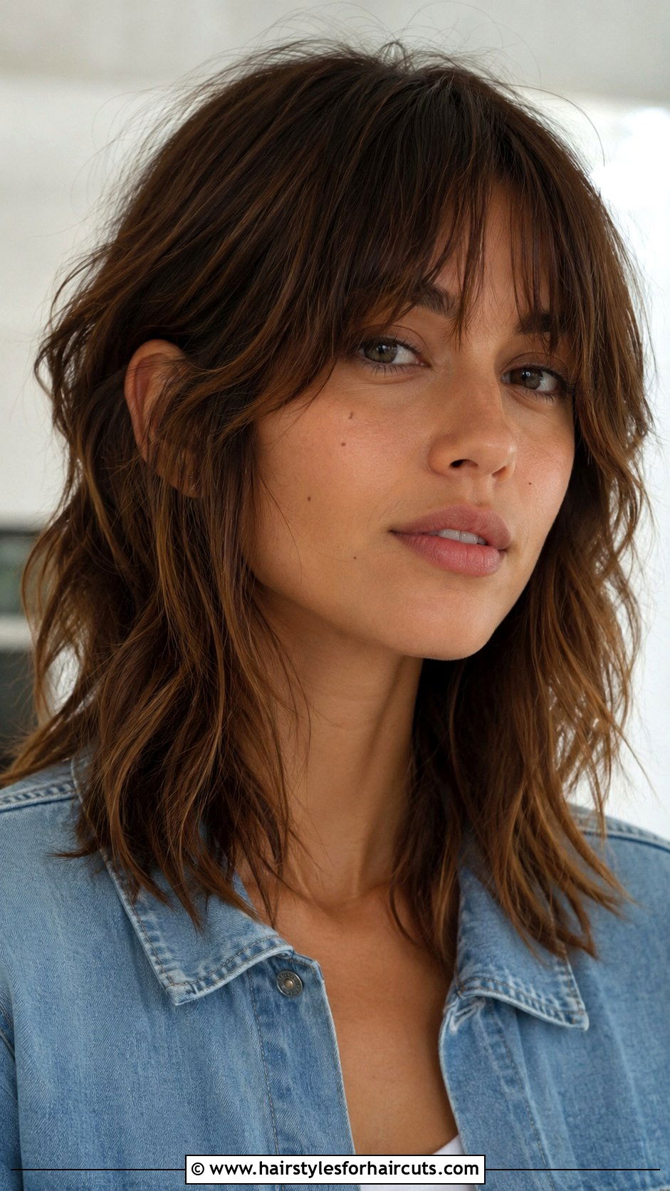 Texturized Medium Shag For Fine Hair - 25 medium length hairstyles for fine hair - 25 medium length hairstyles for fine hair