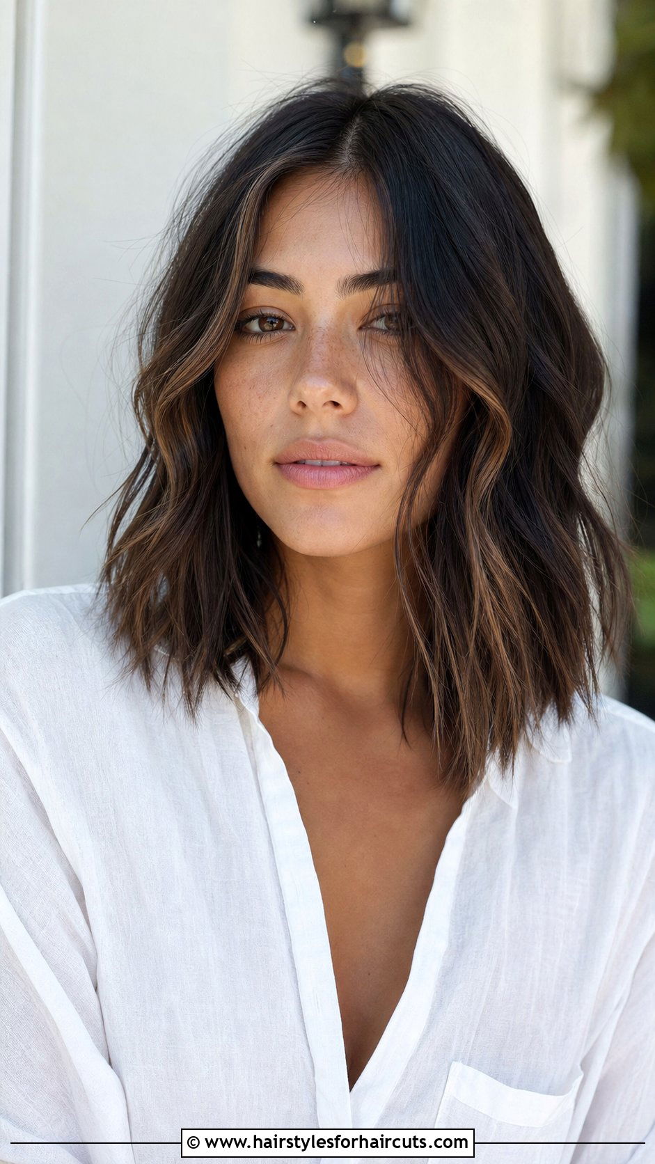 Texturized Mid Length Waves - 25 hairstyles mid length hair - 25 hairstyles mid length hair